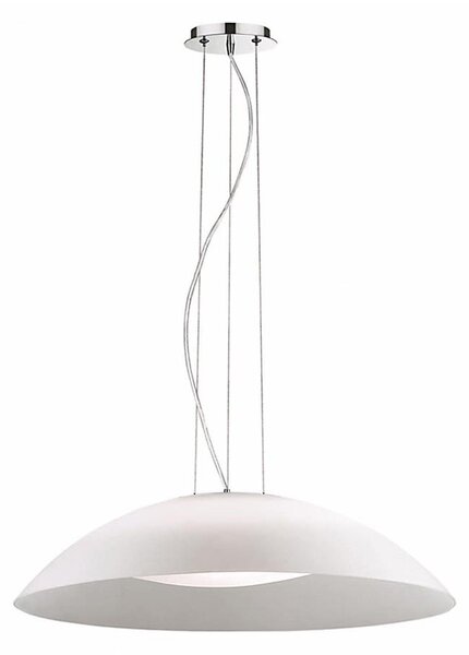 Ideal Lux - Lustr na lanku LENA 3xE27/60W/230V pr. 64 cm bílá