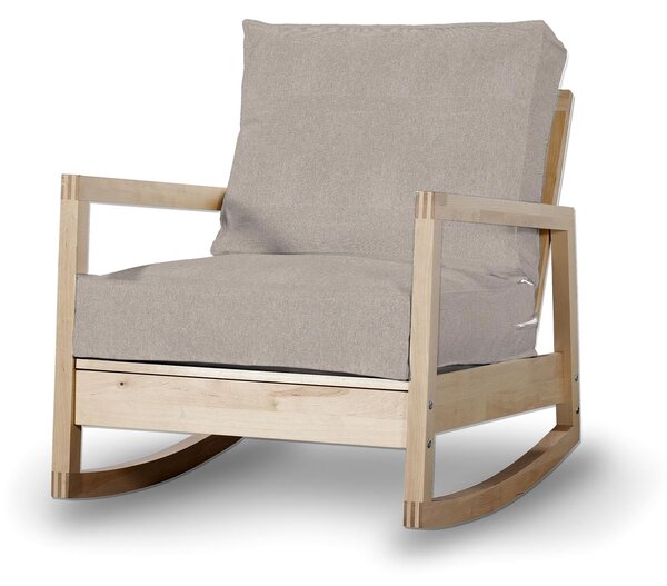 Potah na křeslo IKEA Lillberg barva béžová látka pletený vzor