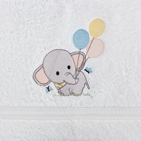 SADA DĚTSKÝCH RUČNÍKŮ BABY50 6KS 50X90 CM BÍLÁ