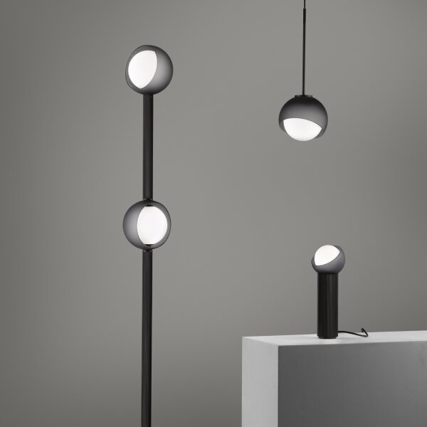 Ideal Lux - LED Lustr na lanku BLOOM 1xG9/3W/230V pr. 11,5 cm černá