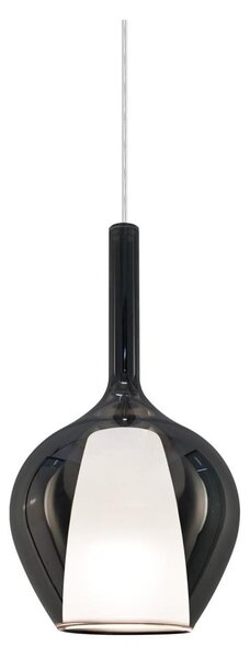 Ideal Lux - Lustr na lanku KALIQUE 1xE27/42W/230V pr. 18 cm kouřová černá