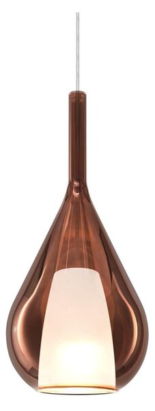 Ideal Lux - Lustr na lanku KALIQUE 1xE27/42W/230V pr. 18 cm kouřová měděná