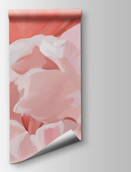 Fototapeta Jemně růžové tulipány v plném květu, Květinové fototapety, Populární fototapety - Tapeko.co.cz