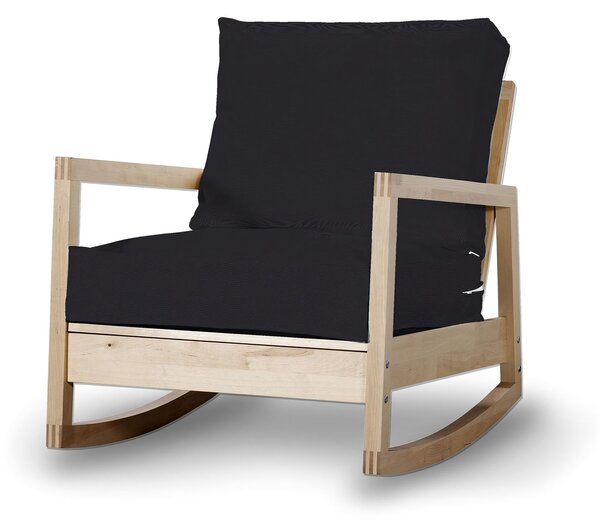 Potah na křeslo IKEA Lillberg barva černá látka pletený vzor