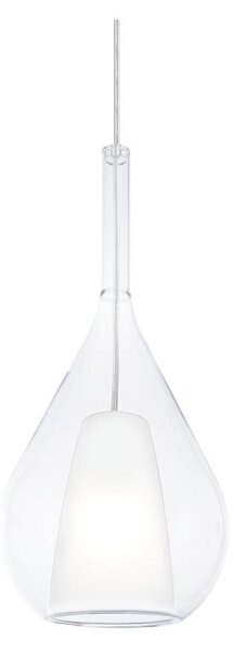 Ideal Lux - Lustr na lanku KALIQUE 1xE27/42W/230V pr. 18 cm čirá
