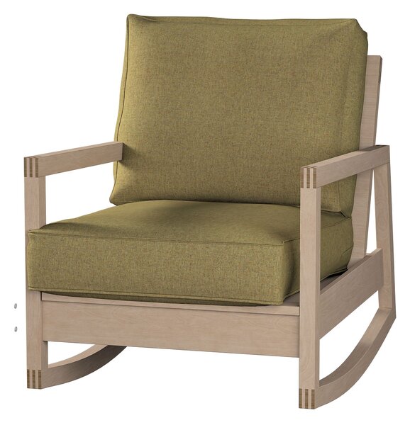 Potah na křeslo IKEA Lillberg barva zelená látka pletený vzor