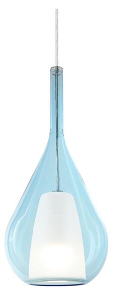 Ideal Lux - Lustr na lanku KALIQUE 1xE27/42W/230V pr. 18 cm kouřová modrá