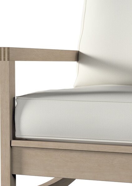 Potah na křeslo IKEA Lillberg barva šedá látka pletený vzor