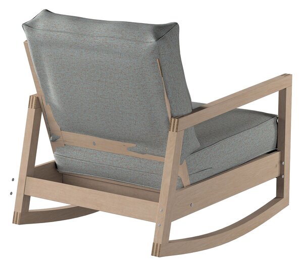 Potah na křeslo IKEA Lillberg barva modrá látka pletený vzor