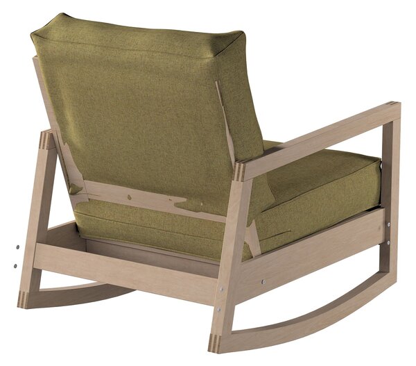 Potah na křeslo IKEA Lillberg barva zelená látka pletený vzor