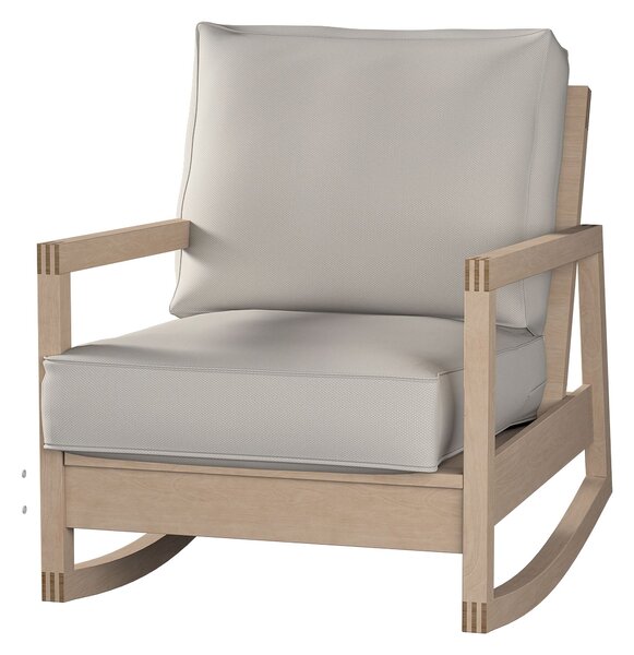 Potah na křeslo IKEA Lillberg barva šedá látka pletený vzor