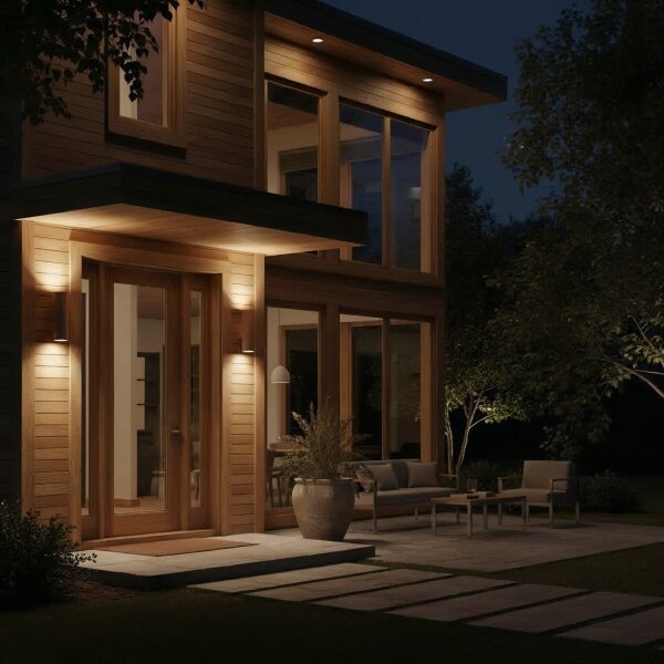 Ideal Lux - Venkovní nástěnné svítidlo GUN 1xE27/60W/230V 31 cm IP54 hnědá