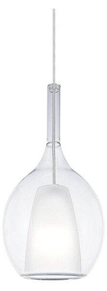 Ideal Lux - Lustr na lanku KALIQUE 1xE27/42W/230V pr. 18 cm čirá