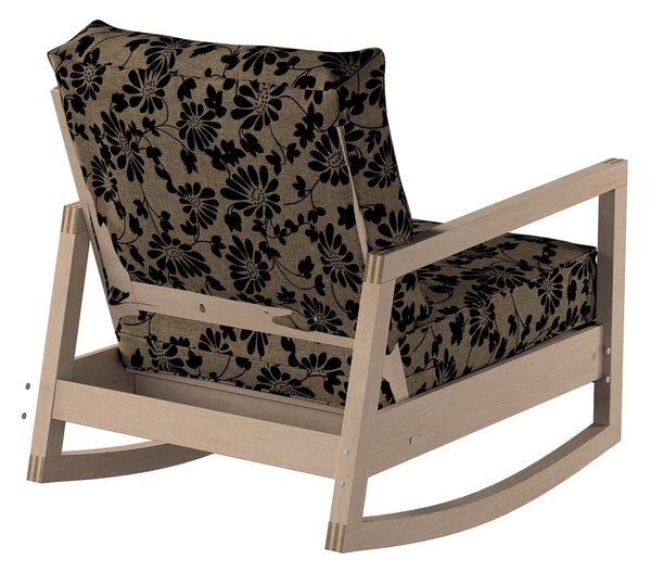 Potah na křeslo IKEA Lillberg barva béžová látka pletený vzor, vzorované
