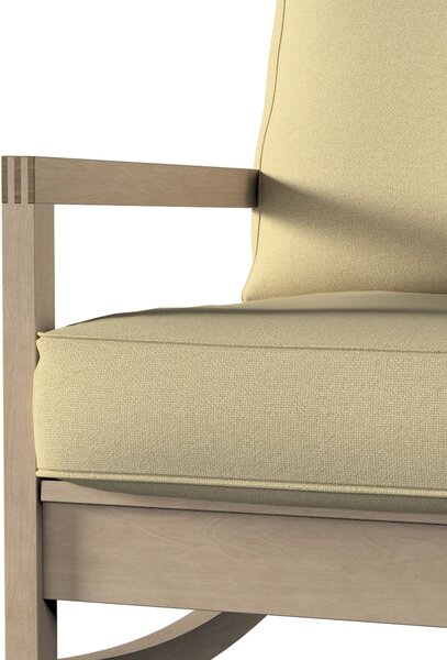Potah na křeslo IKEA Lillberg barva zelená látka pletený vzor