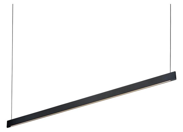 Ideal Lux - LED Lustr na lanku DESK WIDE LED/36W/230V CRI 90 120 cm černá