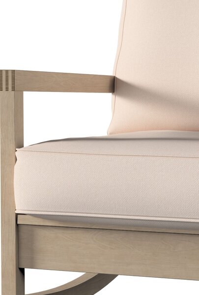 Potah na křeslo IKEA Lillberg barva růžová látka pletený vzor