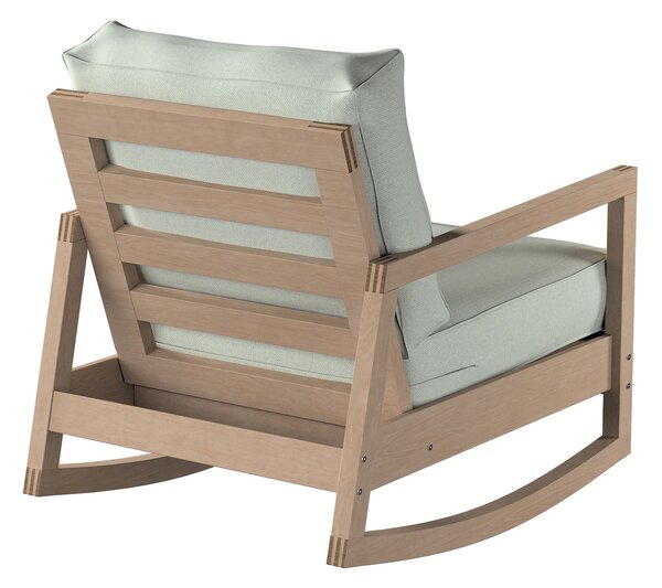 Potah na křeslo IKEA Lillberg barva modrá látka pletený vzor