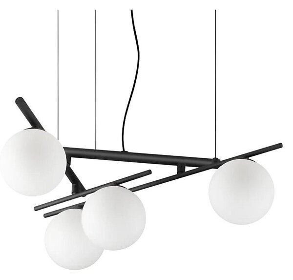 Ideal Lux - LED Lustr na lanku ATLAS 4xG9/3W/230V černá