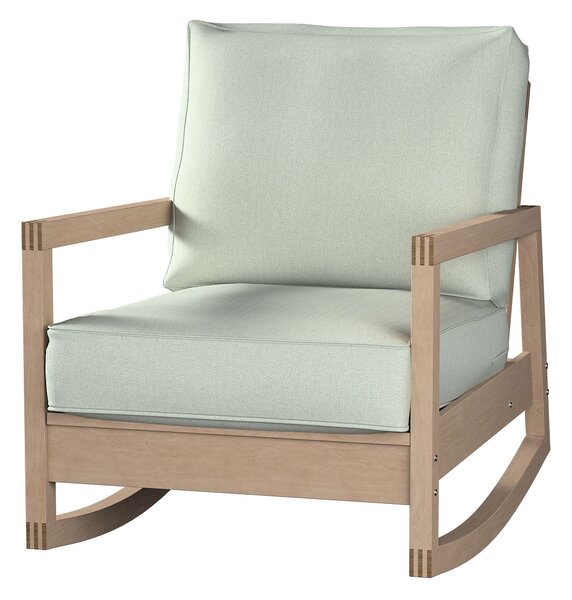 Potah na křeslo IKEA Lillberg barva modrá látka pletený vzor