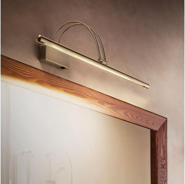 Ideal Lux - LED Obrazové svítidlo BOW LED/8W/230V 76 cm CRI 90 mosaz