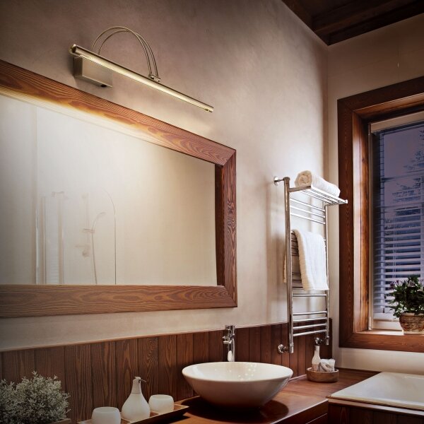 Ideal Lux - LED Obrazové svítidlo BOW LED/8W/230V 76 cm CRI 90 mosaz
