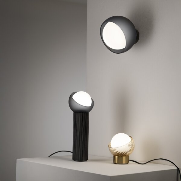 Ideal Lux - LED Stolní lampa BLOOM 1xG9/3W/230V zlatá/kouřová béžová