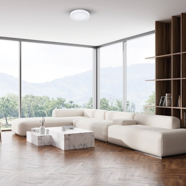 LED Stropní svítidlo EVORA LED/6W/230V 3000/4000/6000K pr. 14 cm bílá