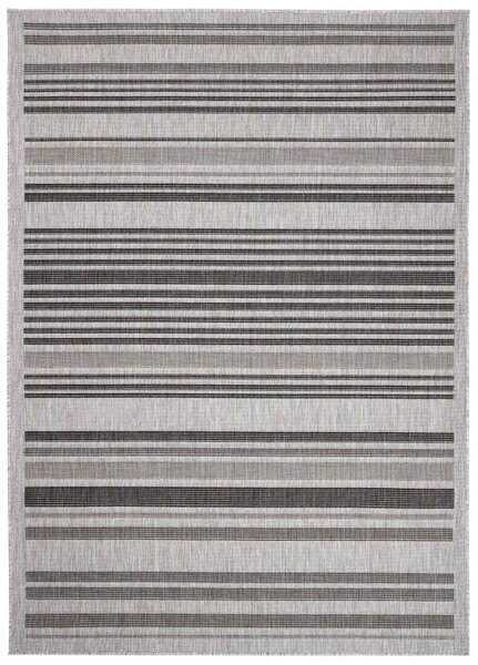 Makro Abra Kusový koberec Sisal MELISSA KL69B Pruhy šedý Rozměr: 160x230 cm
