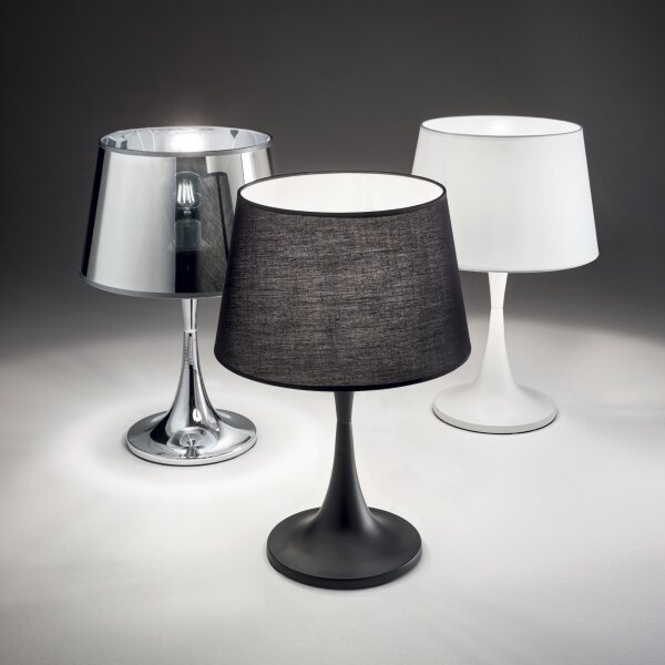 Ideal Lux - Stolní lampa LONDON 1xE27/60W/230V černá