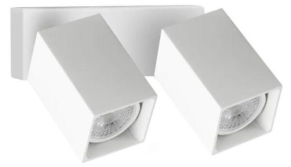 Ideal Lux - LED Nástěnné bodové svítidlo DYNAMITE 2xGU10/7W/230V CRI 90 bílá