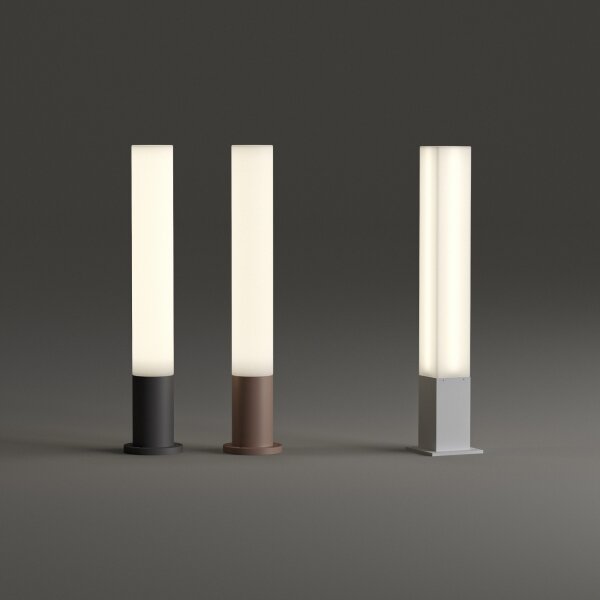 Ideal Lux - Venkovní lampa EDO OUTDOOR 1xGX53/15W/230V 79 cm IP65 hnědá