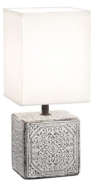 Ideal Lux - Stolní lampa KALI 1xE14/40W/230V bílá/šedá
