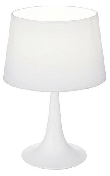 Ideal Lux - Stolní lampa LONDON 1xE27/60W/230V bílá