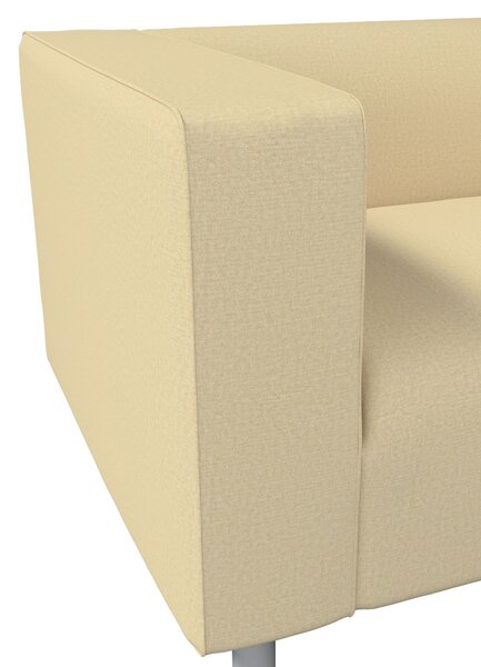 Potah na pohovku IKEA Klippan 2-místná barva béžová látka lesklé, pletený vzor