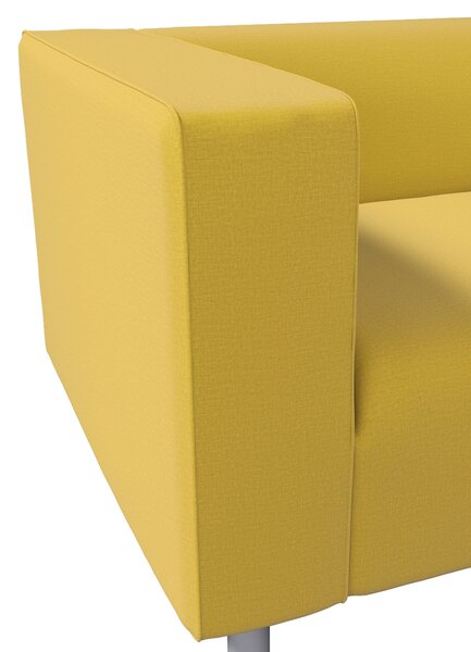 Potah na pohovku IKEA Klippan 2-místná barva žlutá látka sametová