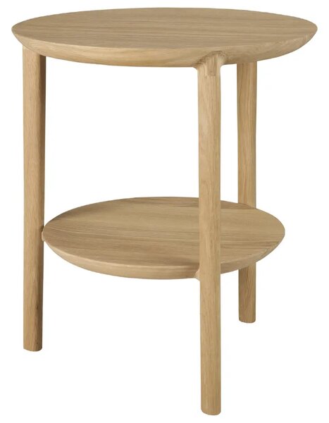 Ethnicraft Dubový odkládací stolek Bok 43 cm