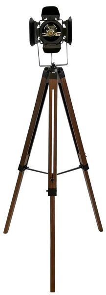 Angel Cerdá Ořechová stojací lampa No. 8109, 101/145 cm