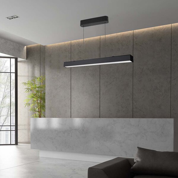 LED Solution Černé lineární závěsné LED svítidlo 40W CCT Premium 10468