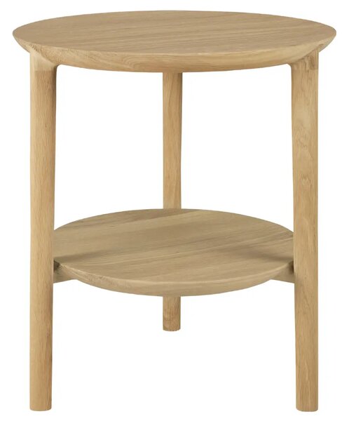 Ethnicraft Dubový odkládací stolek Bok 43 cm