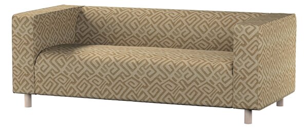 Potah na pohovku IKEA Klippan 2-místná barva béžová látka pletený vzor, vzorované