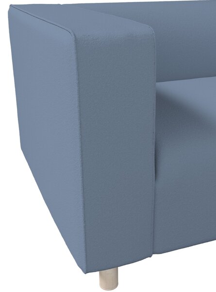 Potah na pohovku IKEA Klippan 2-místná barva modrá látka pletený vzor