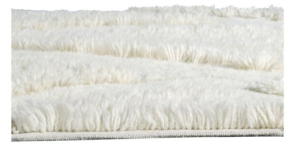 Bílý pratelný ručně tkaný vlněný běhoun 70x200 cm Enkang Ivory – Lorena Canals