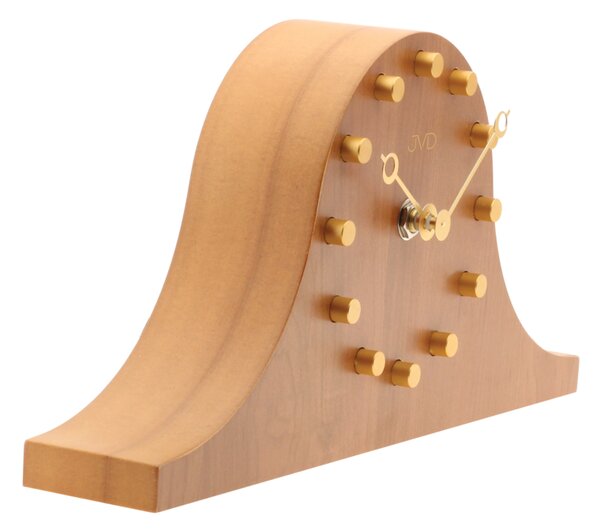 JVD Designové dřevěné stolní hnědé napoleonky hodiny JVD HC202.2 ( )