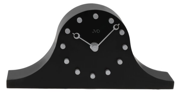 JVD Dřevěné stolní černé napoleonky hodiny JVD HC202.1