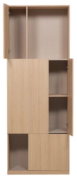 -25 % Dny Marianne - WOOOD Dřevěná skříň Build 215 x 80 cm s dubovým dekorem