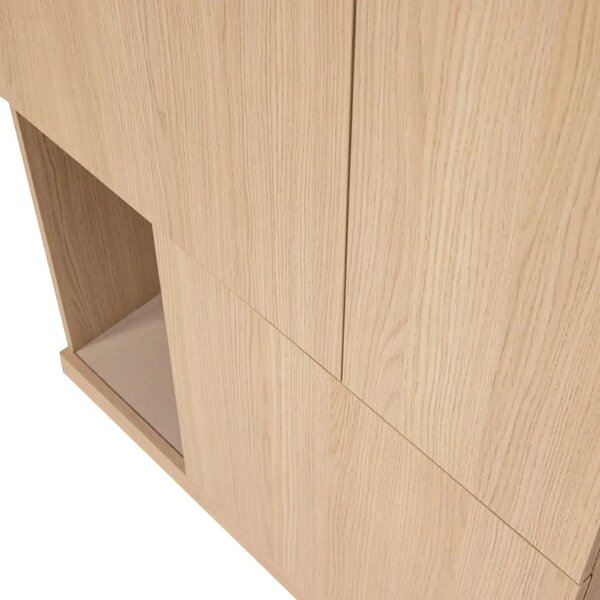 -25 % Dny Marianne - WOOOD Dřevěná skříň Build 215 x 80 cm s dubovým dekorem