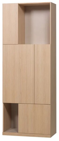 -25 % Dny Marianne - WOOOD Dřevěná skříň Build 215 x 80 cm s dubovým dekorem