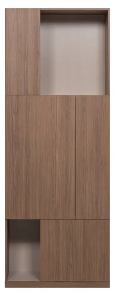 -25 % Dny Marianne - WOOOD Dřevěná skříň Build 215 x 80 cm s tmavým dubovým dekorem