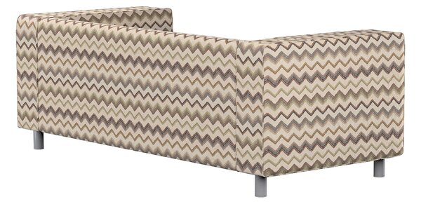 Potah na pohovku IKEA Klippan 2-místná barva béžová látka pletený vzor, vzorované